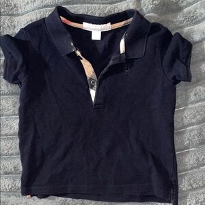 Burberry Kids Polo Shirt in Navy